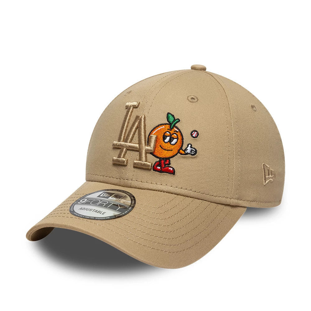 LA Dodgers MLB Icon Beige 9FORTY Adjustable Cap-Benirox
