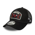 Chicago Bulls NBA Black 9FORTY M-Crown A-Frame Trucker Adjustable Cap-Benirox