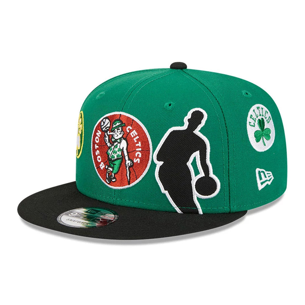 Boston Celtics NBA Hardwood Classic ASG Green 9FIFTY Snapback Adjustable Cap-Benirox