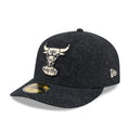 Chicago Bulls NBA Brushed Cotton Black 59FIFTY Fitted Cap-Benirox