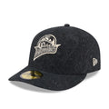 Golden State Warriors NBA Brushed Cotton Black 59FIFTY Fitted Cap-Benirox