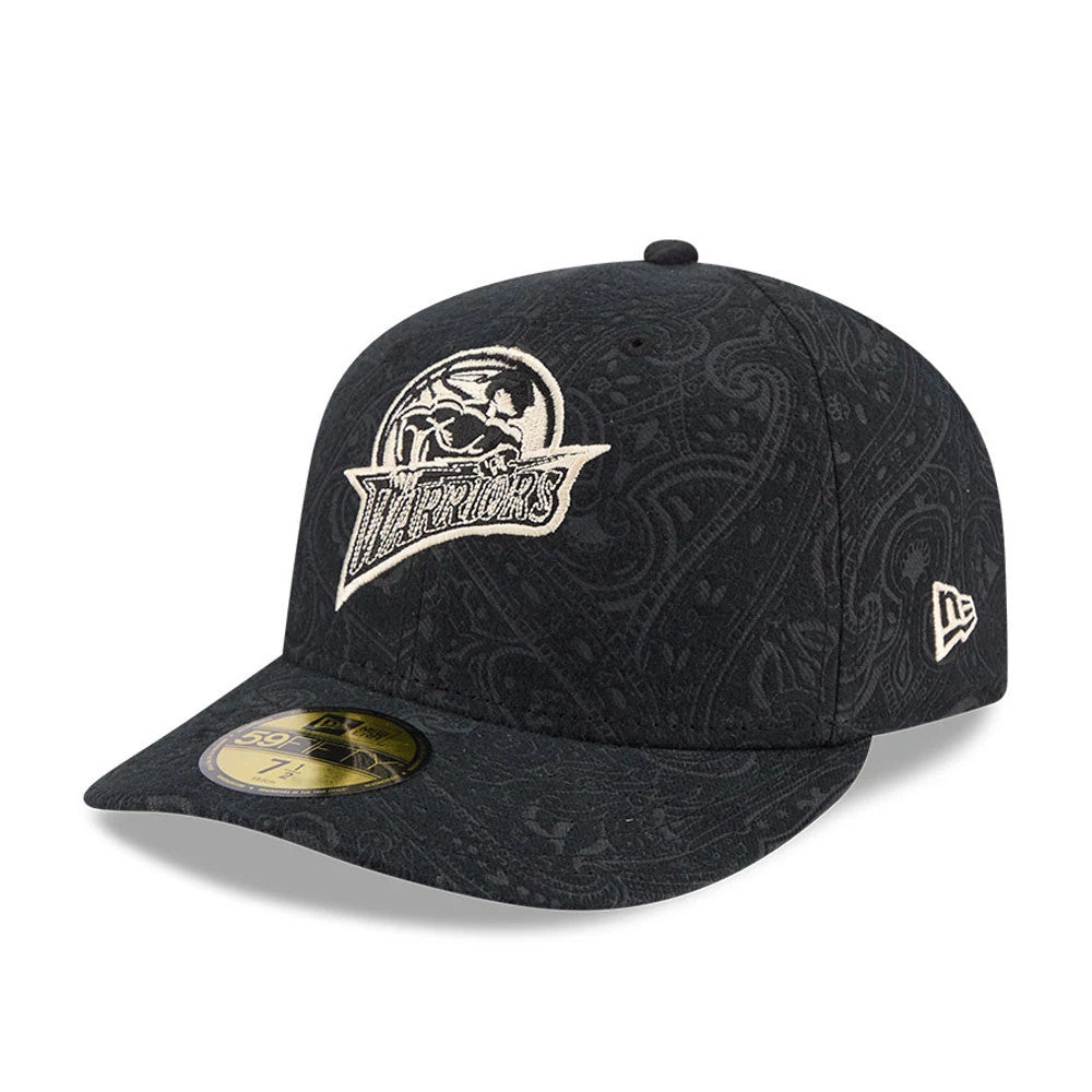 Golden State Warriors NBA Brushed Cotton Black 59FIFTY Fitted Cap-Benirox