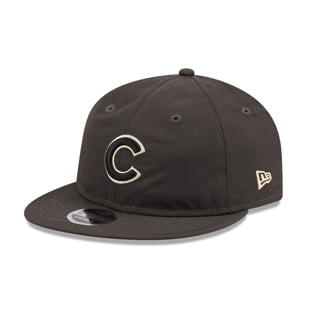 Chicago Cubs MLB Nylon Black Retro Crown 9FIFTY Adjustable Cap-Benirox