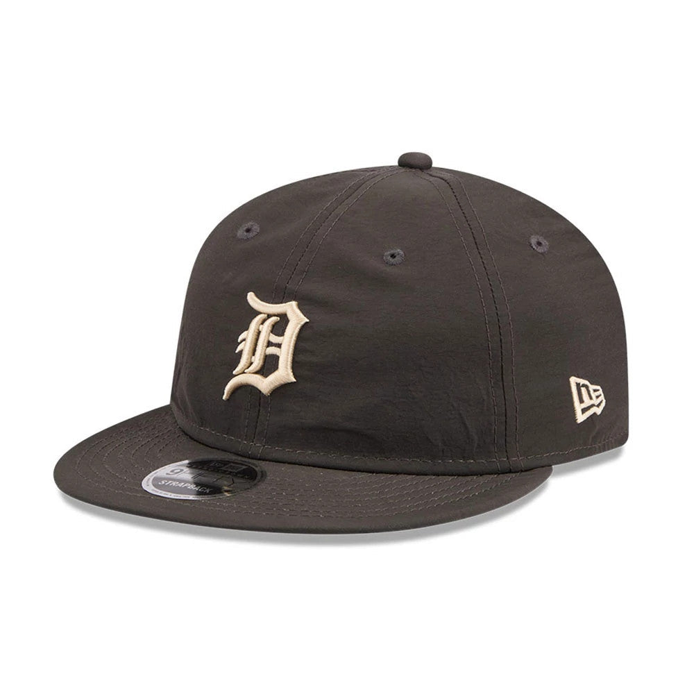 Detroit Tigers MLB Nylon Black Retro Crown 9FIFTY Adjustable Cap-Benirox