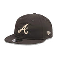 Atlanta Braves MLB Nylon Black Retro Crown 9FIFTY Adjustable Cap-Benirox