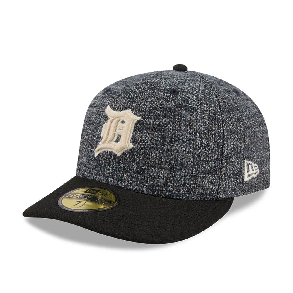 Detroit Tigers MLB Tweedy Cotton Black 59FIFTY Fitted Cap-Benirox
