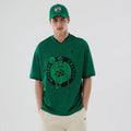 Boston Celtics NBA Mesh Green Oversized T-Shirt-Benirox
