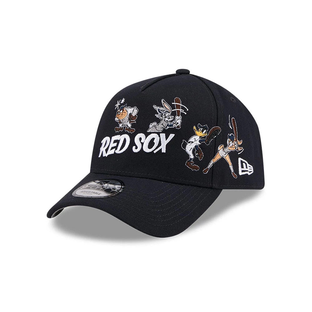 Boston Red Sox MLB X Looney Tunes Navy 9FORTY A-Frame Adjustable Cap-Benirox