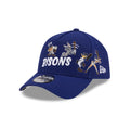 Buffalo Bisons MiLB X Looney Tunes Dark Blue 9FORTY A-Frame Adjustable Cap-Benirox