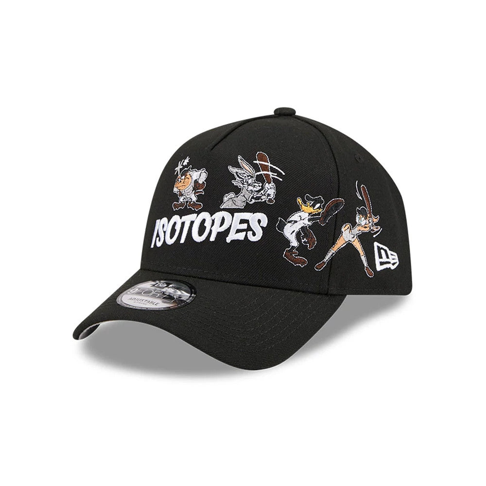 Albuquerque Isotopes MiLB X Looney Tunes Black 9FORTY A-Frame Adjustable Cap-Benirox