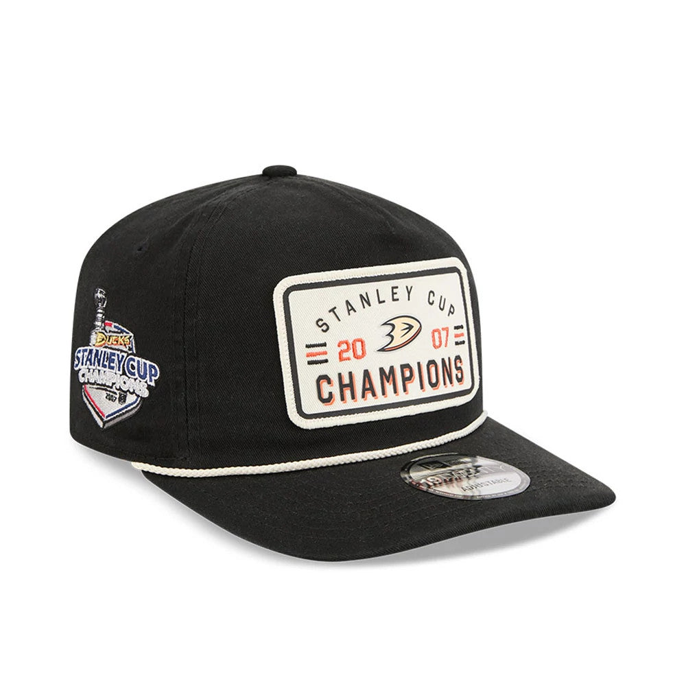 Anaheim Ducks NHL Stanley Cup Champions Black 19TWENTY Adjustable Cap-Benirox