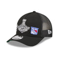 Kings NHL Stanley Cup Black 9FORTY M-Crown A-Frame Trucker Adjustable Cap-Benirox