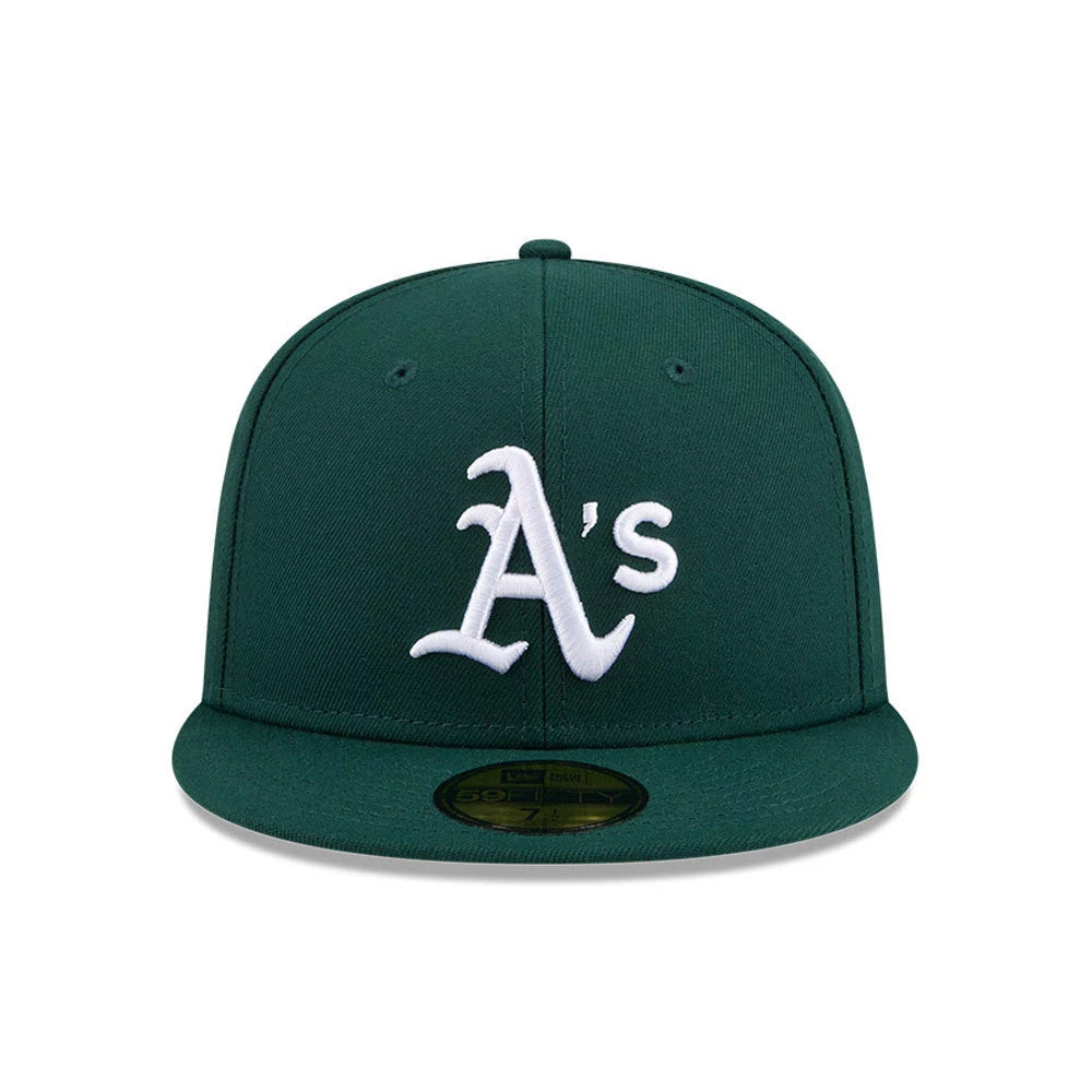 Athletics MLB Jackie Robinson Dark Green 59FIFTY Fitted Cap-Benirox