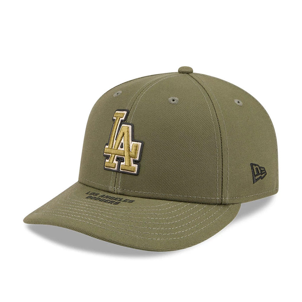 LA Dodgers MLB Armed Forces Day 2026 Green Low Profile 59FIFTY Fitted Cap-Benirox