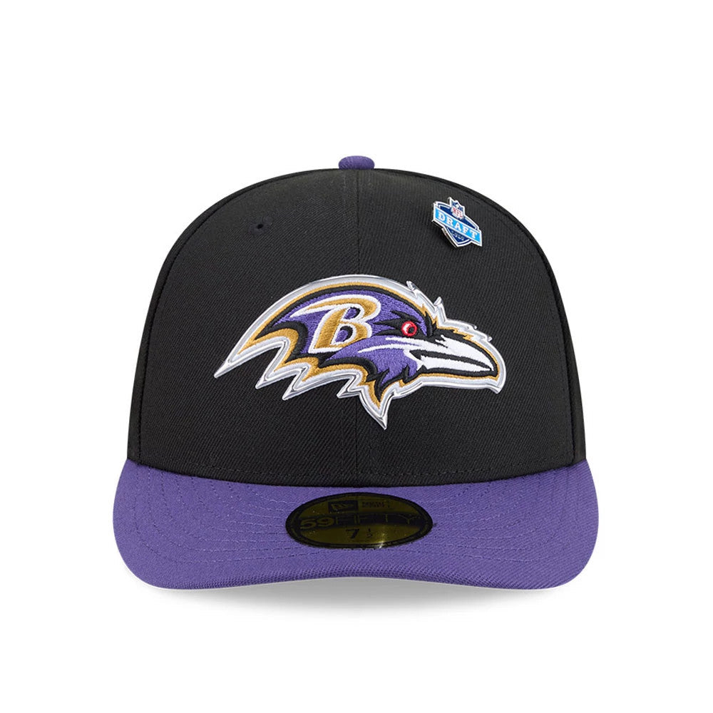 Baltimore Ravens NFL Draft 2026 Black 59FIFTY Fitted Cap-Benirox