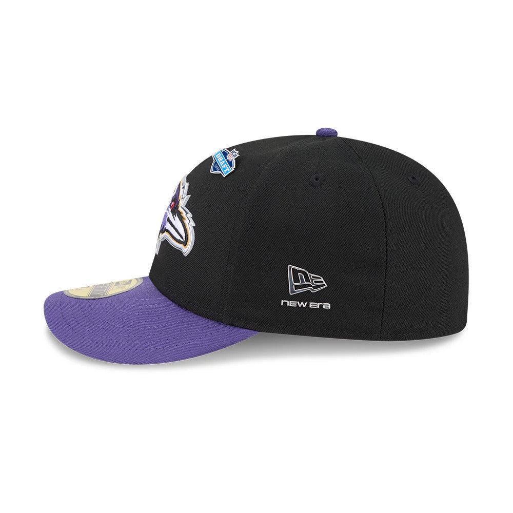 Baltimore Ravens NFL Draft 2026 Black 59FIFTY Fitted Cap-Benirox