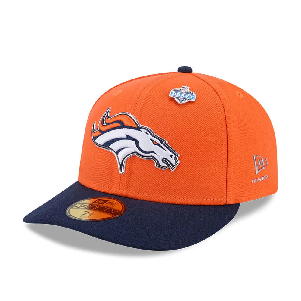 Denver Broncos NFL Draft 2026 Orange 59FIFTY Fitted Cap-Benirox