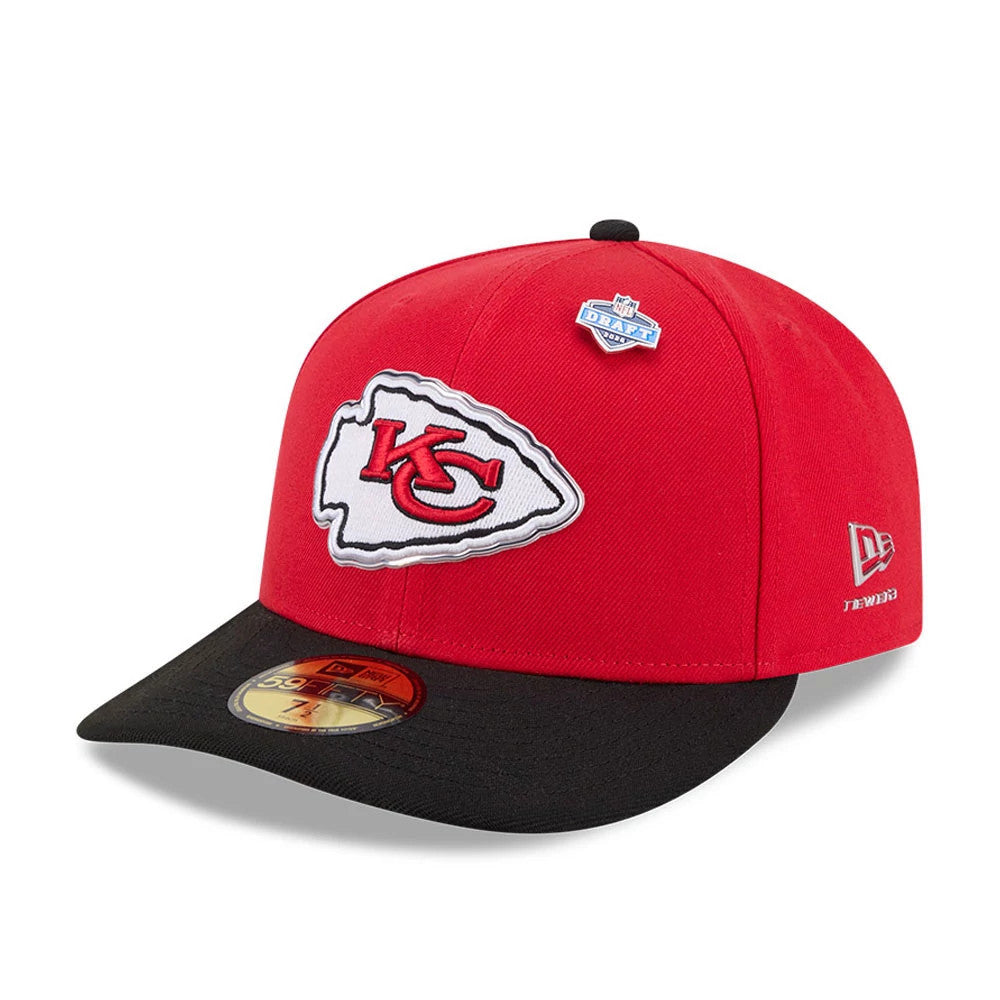Kansas City Chiefs NFL Draft 2026 Red 59FIFTY Fitted Cap-Benirox