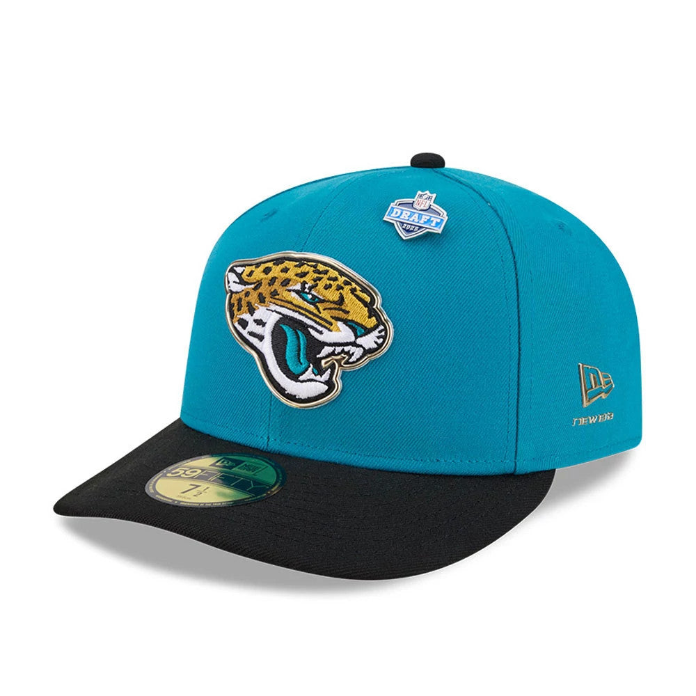 Jacksonville Jaguars NFL Draft 2026 Turquoise 59FIFTY Fitted Cap-Benirox