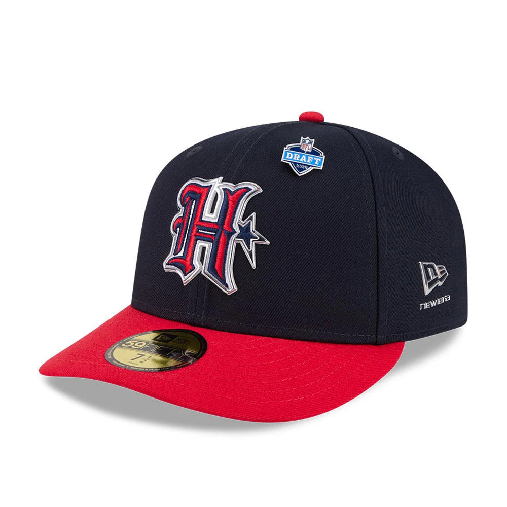 Houston Texans NFL Draft 2026 Navy 59FIFTY Fitted Cap-Benirox