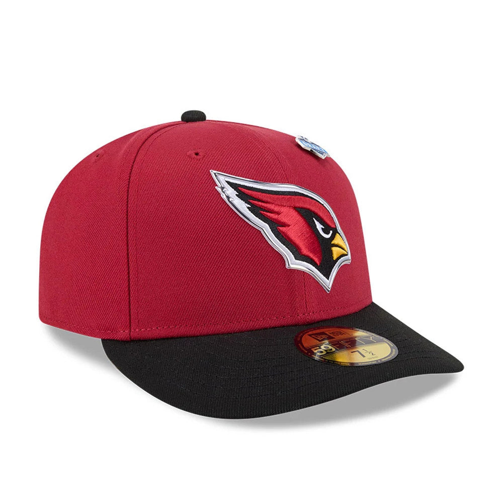 Arizona Cardinals NFL Draft 2026 Dark Red 59FIFTY Fitted Cap-Benirox