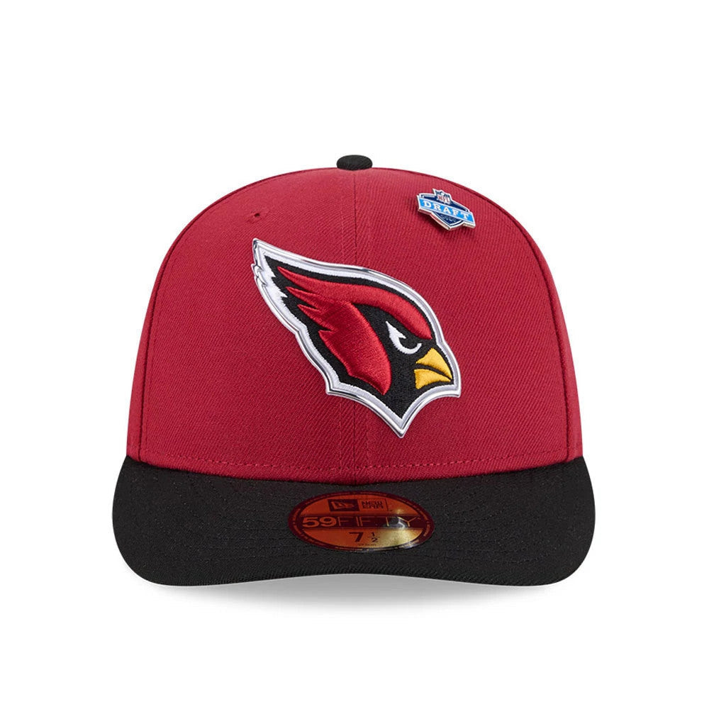 Arizona Cardinals NFL Draft 2026 Dark Red 59FIFTY Fitted Cap-Benirox