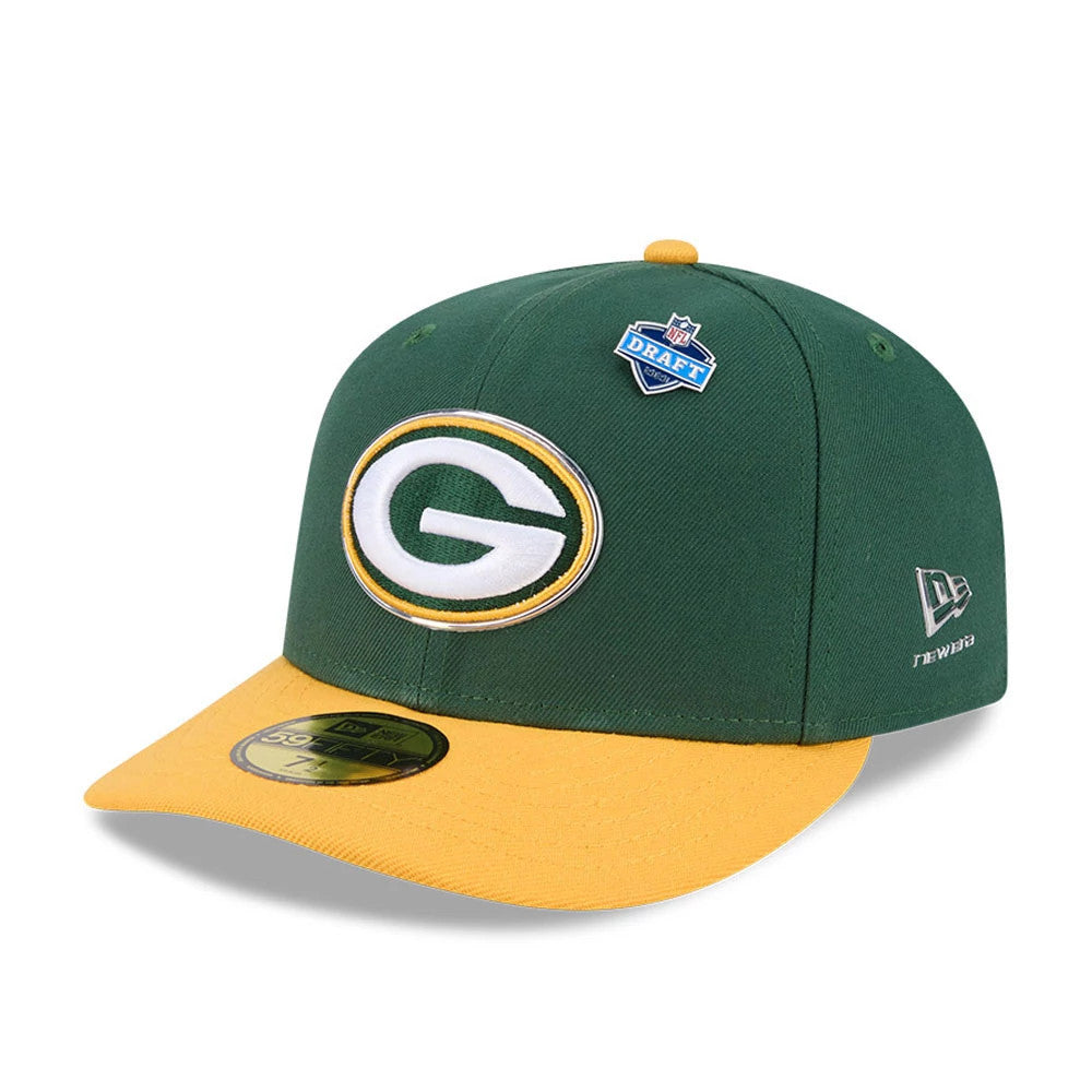 Green Bay Packers NFL Draft 2026 Dark Green 59FIFTY Fitted Cap-Benirox