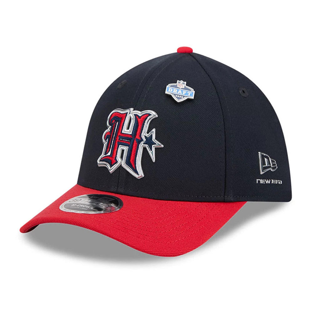 Houston Texans NFL Draft 2026 Navy 39THIRTY M-Crown Stretch Fit Cap-Benirox