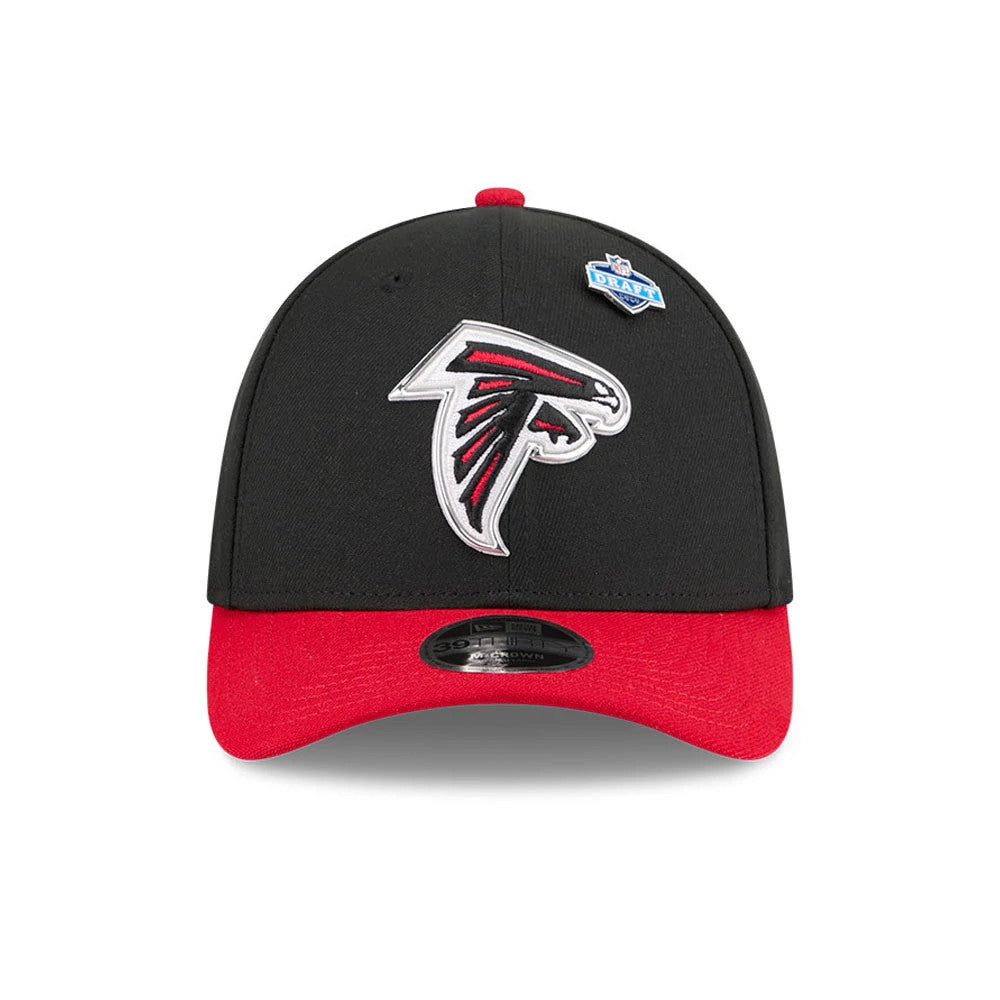 Atlanta Falcons NFL Draft 2026 Black 39THIRTY M-Crown Stretch Fit Cap-Benirox