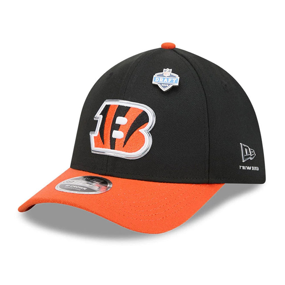 Cincinnati Bengals NFL Draft 2026 Black 39THIRTY M-Crown Stretch Fit Cap-Benirox