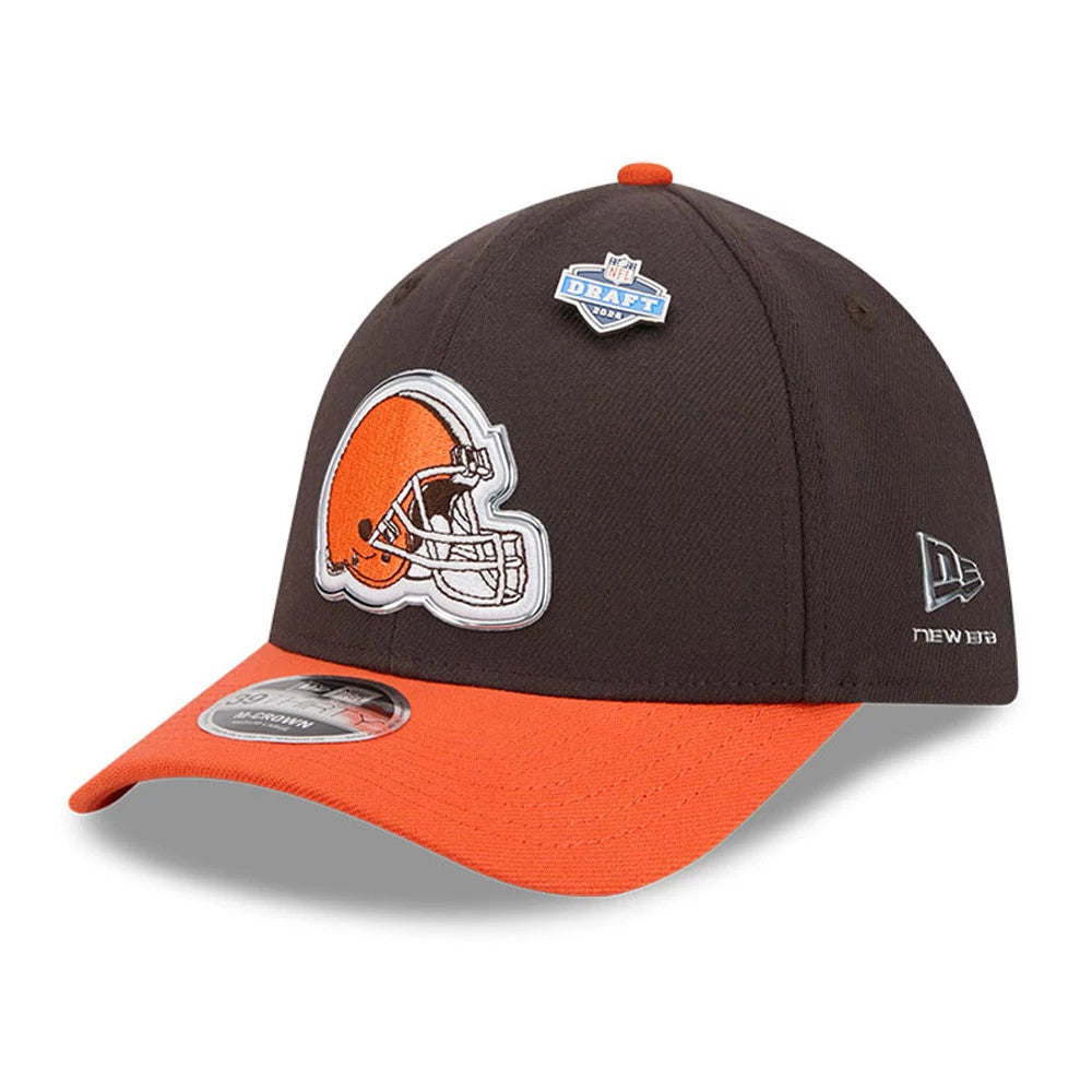 Cleveland Browns NFL Draft 2026 Dark Brown 39THIRTY M-Crown Stretch Fit Cap-Benirox