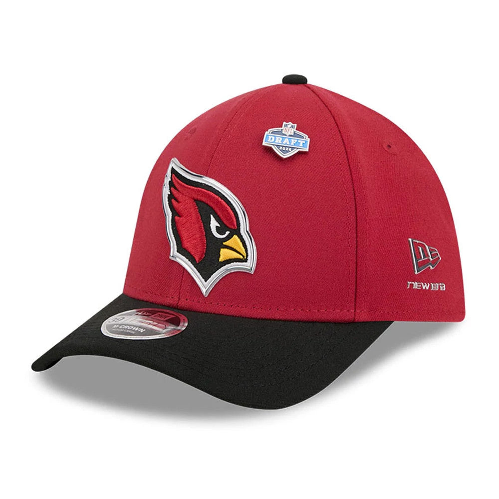 Arizona Cardinals NFL Draft 2026 Dark Red 39THIRTY M-Crown Stretch Fit Cap-Benirox