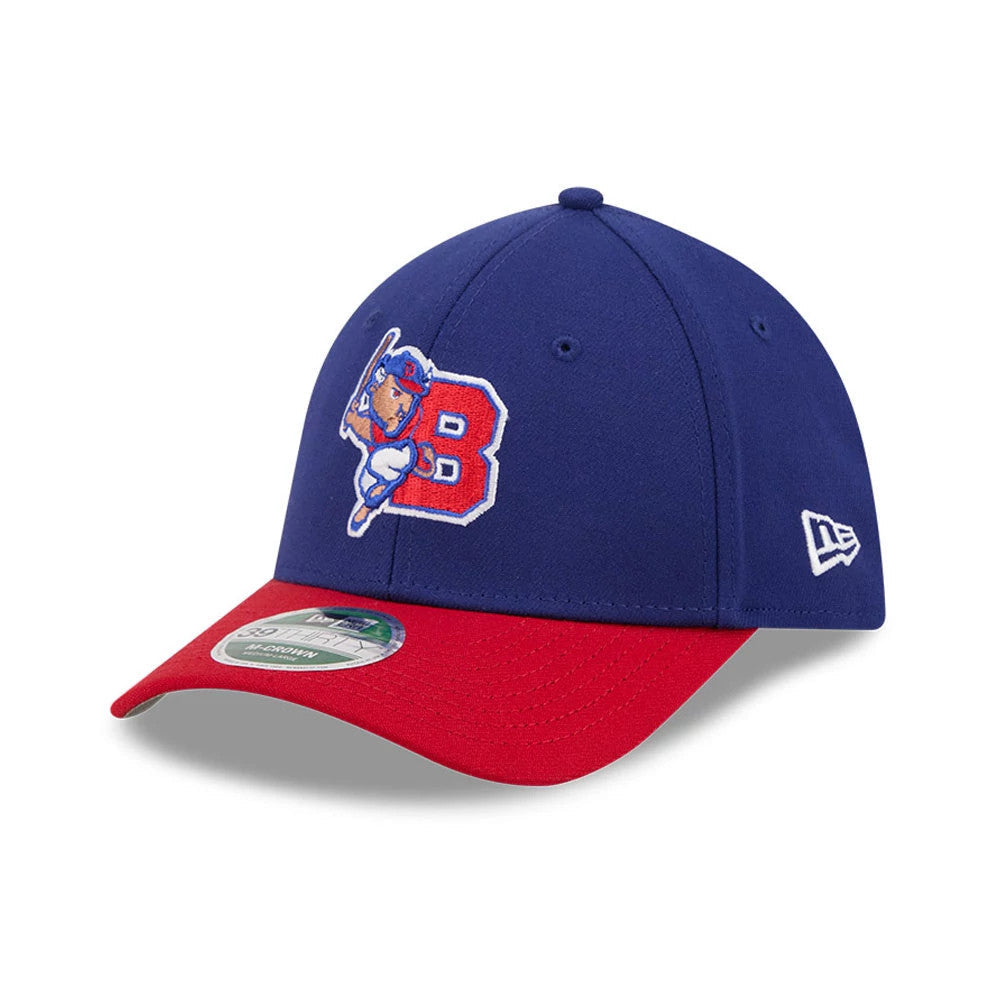 Buffalo Bisons MiLB On Field Dark Blue 39THIRTY M-Crown Stretch Fit Cap-Benirox