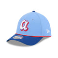 Atlanta Braves MLB City Connect Blue 39THIRTY M-Crown Stretch Fit Cap-Benirox