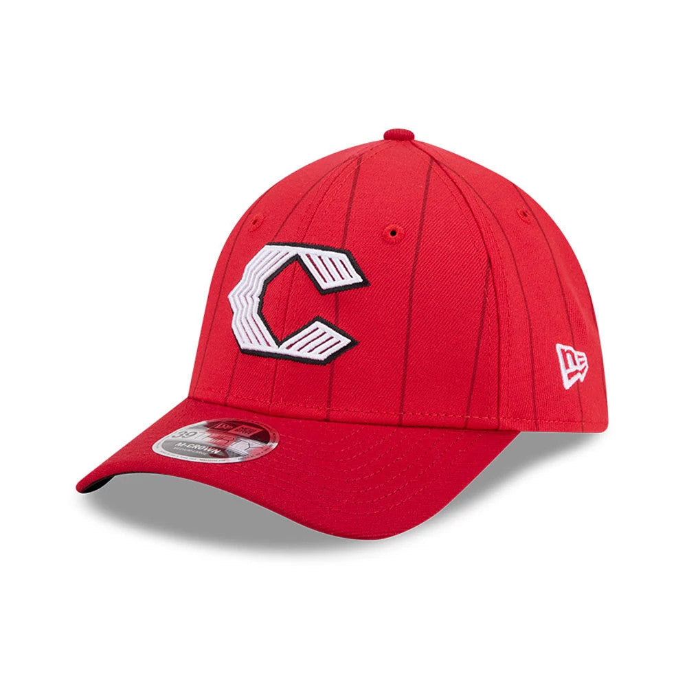 Cincinnati Reds MLB City Connect Red 39THIRTY M-Crown Stretch Fit Cap-Benirox