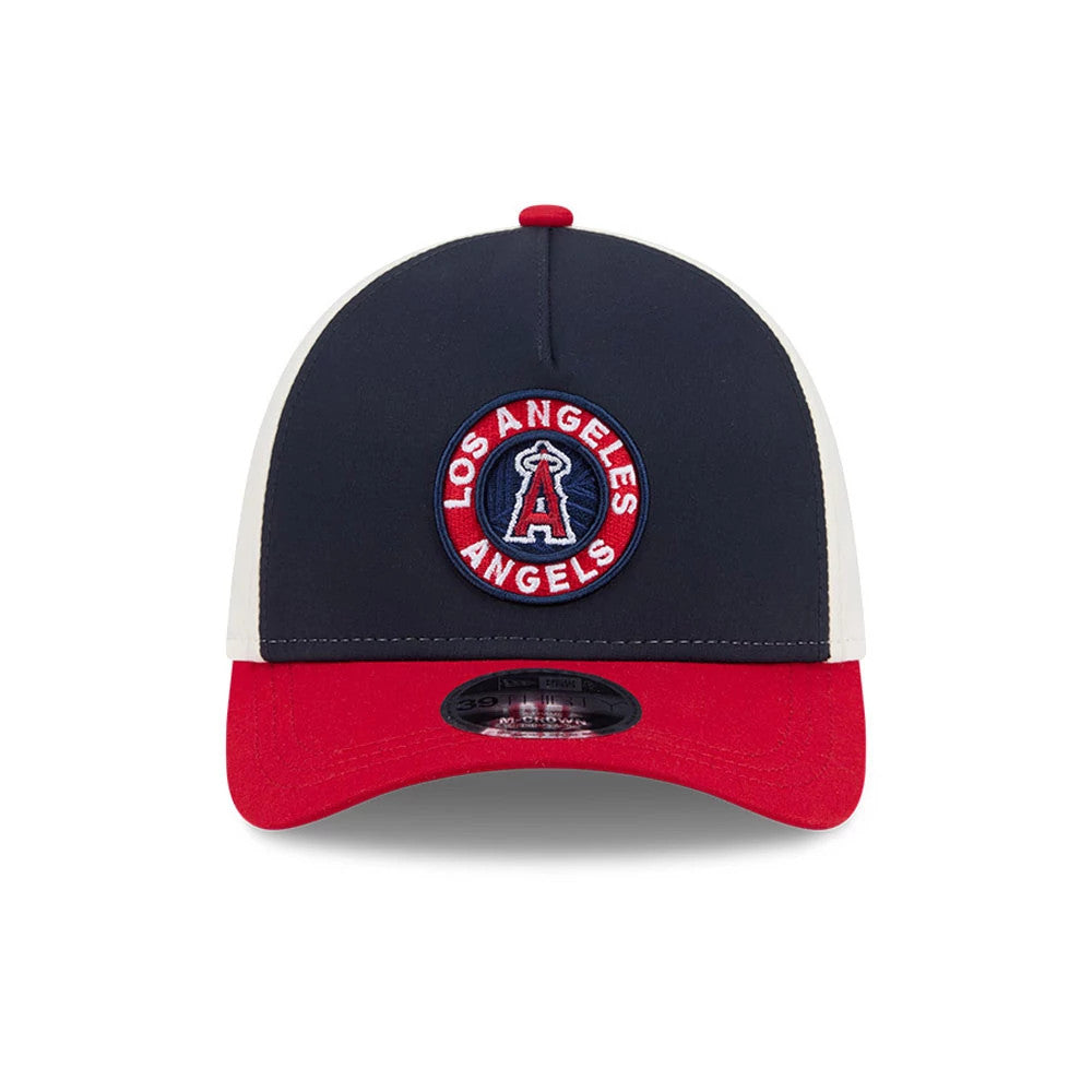 Angels MLB City Connect Navy 39THIRTY M-Crown A-Frame Stretch Fit Cap-Benirox