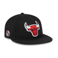 Chicago Bulls NBA Chenille Woven Black Retro Crown 9FIFTY Adjustable Cap-Benirox
