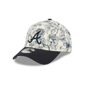 Atlanta Braves MLB Spring Floral Navy 9FORTY A-Frame Adjustable Cap-Benirox