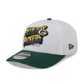Green Bay Packers NFL Duck Cloth White 9SEVENTY Stretch Snap Cap-Benirox