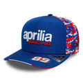 Aprilia Replica Jorge Martin Le Mans Race Special Blue 9SEVENTY Stretch Snap Adjustable Cap-Benirox