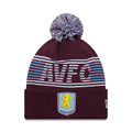 Aston Villa FC Dark Red Bobble Knit Beanie Hat-Benirox