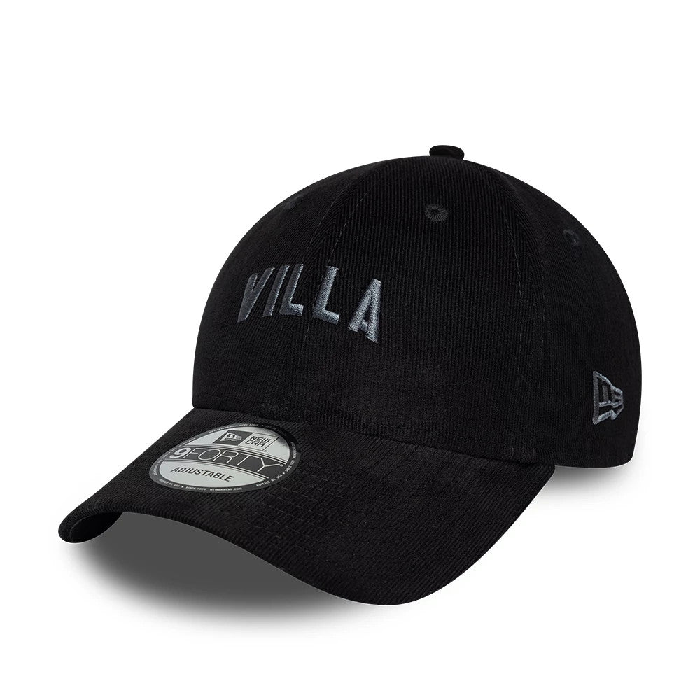 Aston Villa FC Cord Black 9FORTY Adjustable Cap-Benirox