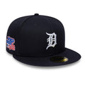 Detroit Tigers MLB Sidepatch Satin Lined Navy 59FIFTY Fitted Cap-Benirox