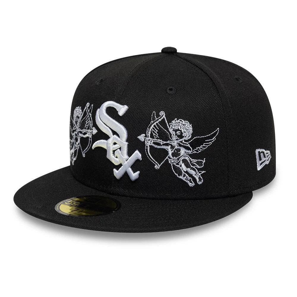 Chicago White Sox MLB Cherub Black 59FIFTY Fitted Cap-Benirox