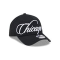 Chicago White Sox MLB Calligraphy Black 9FORTY A-Frame Adjustable Cap-Benirox