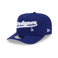 Dodgers MLB Cooperstown Pennant Script Blue 9FIFTY A-Frame Snapback Adjustable Cap-Benirox