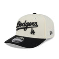 LA Dodgers MLB 2 Tone Cream & Black 9SEVENTY Stretch Snap Adjustable Cap-Benirox