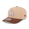 LA Dodgers MLB Candied Pecan Beige 9SEVENTY Stretch Snap Adjustable Cap-Benirox