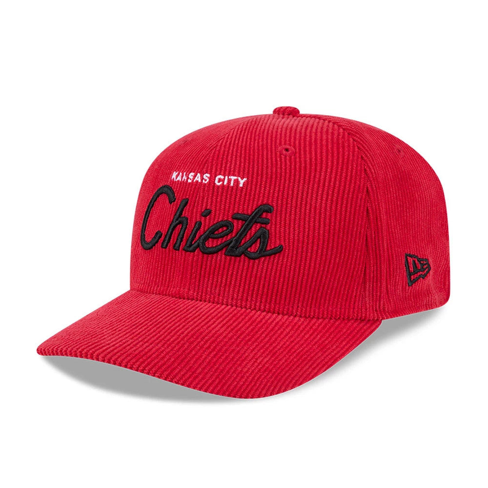 Chiefs NFL Cord Script Red 9SEVENTY Stretch Snap Adjustable Cap-Benirox