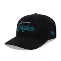 Eagles NFL Cord Script Black 9SEVENTY Stretch Snap Adjustable Cap-Benirox